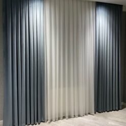 Rèm vải bỗ cao cấp mã TM Casa
