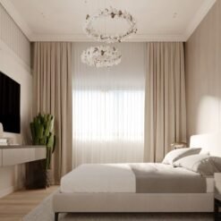 Rèm vải bỗ cao cấp mã MLS 601-2