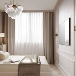 Rèm vải 2 lớp đẹp, vải thô cản sáng cao cấp