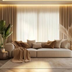 Rèm vải bỗ cao cấp mã MLS 601