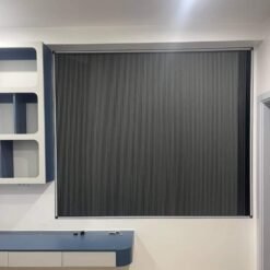 Rèm tổ ong cửa sổ hệ 30 mở 1 cánh khung màu ghi, nâu, trắng