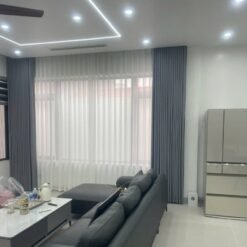 Rèm vải thô cao cấp mã TM18135-35