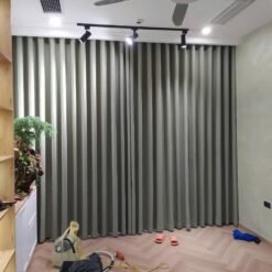 Rèm vải thô kháng khuẩn cao cấp mã CT18-15