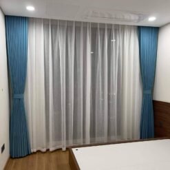 Rèm vải thô kháng khuẩn cao cấp mã CT19-15