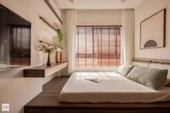 Rèm sáo gỗ tự nhiên bản 35mm mã STW-033