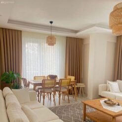 Rèm vải thô cao cấp mã TM18135-29