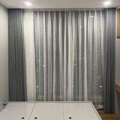 Rèm vải thô kháng khuẩn cao cấp mã CT18-05