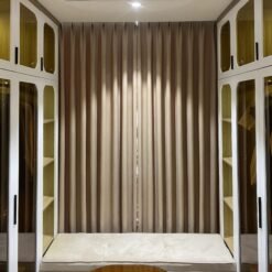 Rèm vải thô kháng khuẩn cao cấp mã CT19-04