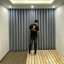 Rèm vải thô kháng khuẩn cao cấp mã CT20-15