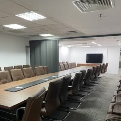 Vách ngăn tổ ong hệ xếp xích ghép cánh 45 mở 1 cánh