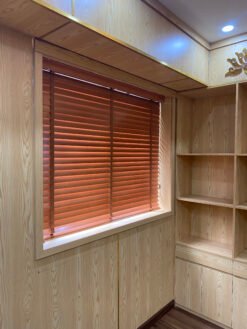 Rèm sáo gỗ tự nhiên bản 35mm mã STW-031