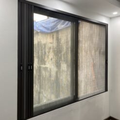 Cửa lưới chống muỗi hệ 30 mở 1 cánh khung mà Ghi, Nâu, Trắng