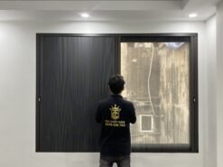 Cửa lưới chống muỗi hệ 27 mở 1 cánh khung màu Ghi, Nâu, Trắng