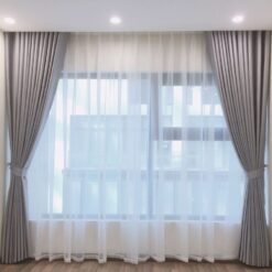 Rèm vải thô cao cấp mã TM18135-13