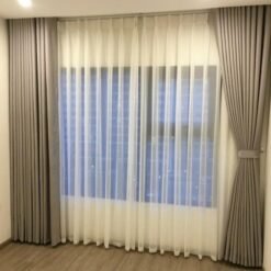 Rèm vải thô cao cấp mã TM18135-9