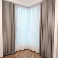 Rèm vải thô cao cấp mã TM18135-1