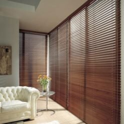 Rèm sáo gỗ tự nhiên cao cấp bản 50mm Basic mã STW-021