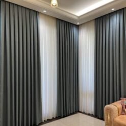 Rèm vải bỗ cao cấp mã TM Casa