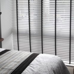 Rèm sáo nhựa PS giả gỗ bản 50mm Basic mã PSW-001