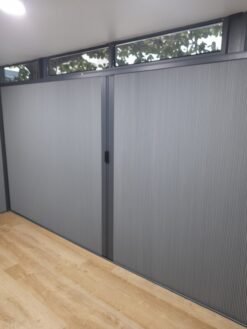 Vách ngăn tổ ong hệ 30 mở 2 cánh khung màu ghi, nâu, trắng