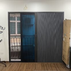 Rèm tổ ong kết hợp lưới chống muỗi hệ 27 cho cửa ra vào ban công